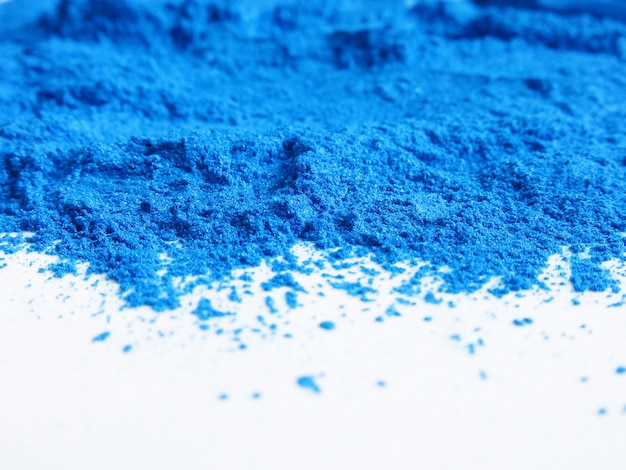 Pigmento azul de la mica de la foto, polvo cosmético